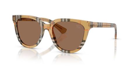 Burberry 0BE4469F 416373 53 Check Sand/ Dark Brown