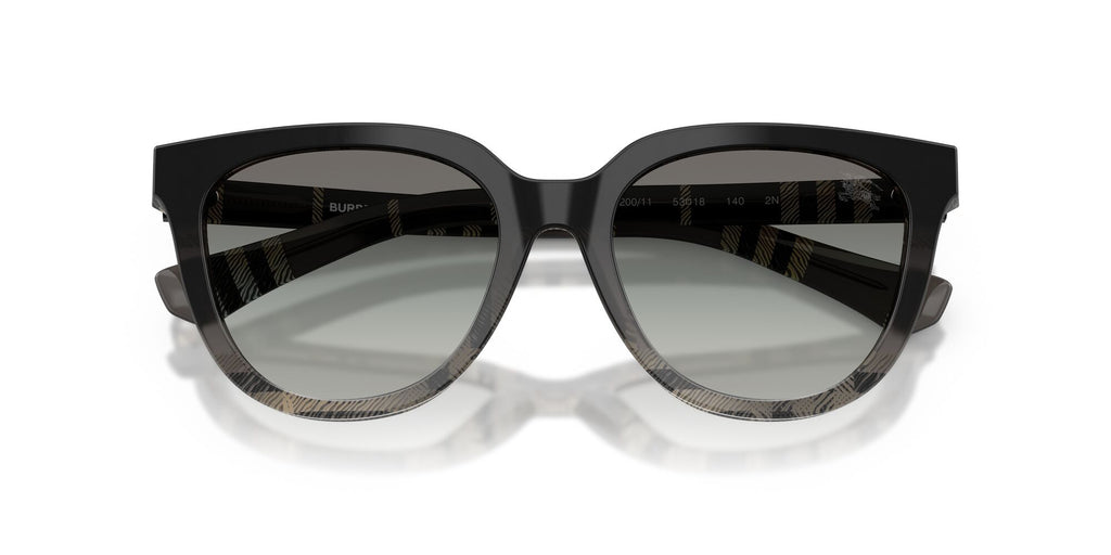 Burberry 0BE4469 420011 53 Grey Check/ Grey Gradient