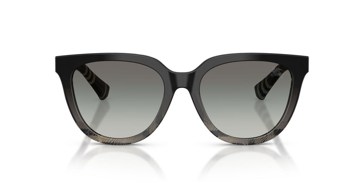 Burberry 0BE4469 420011 53 Grey Check/ Grey Gradient