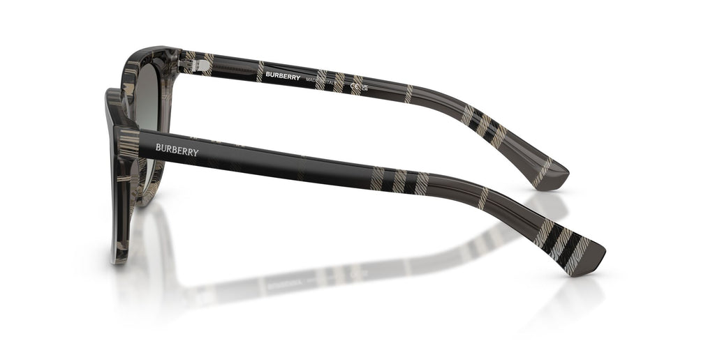 Burberry 0BE4469 420011 53 Grey Check/ Grey Gradient