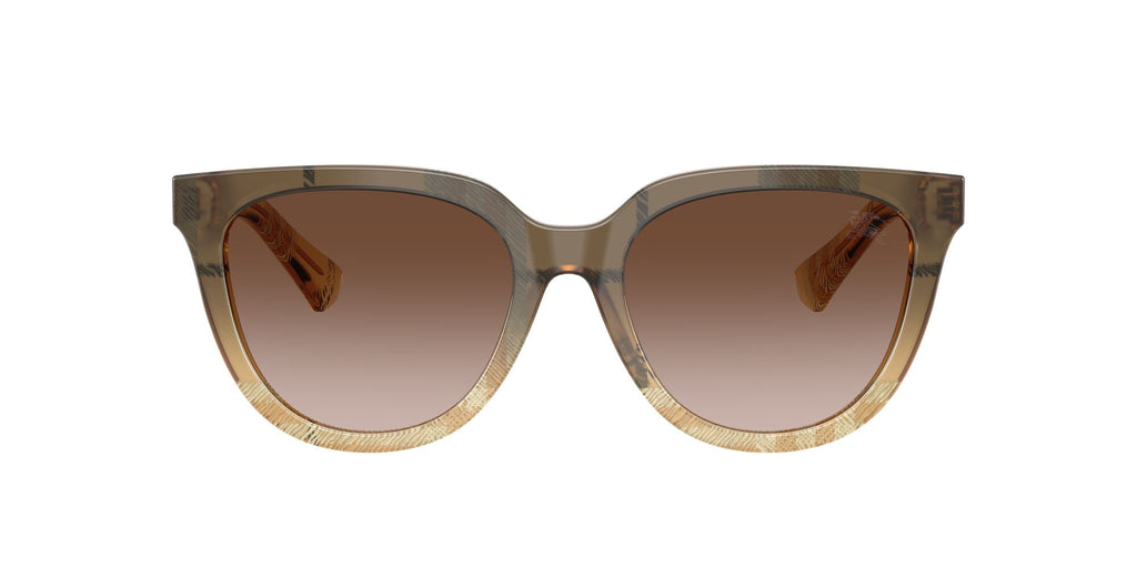 Burberry 0BE4469 420113 53 Check Beige/ Brown Gradient