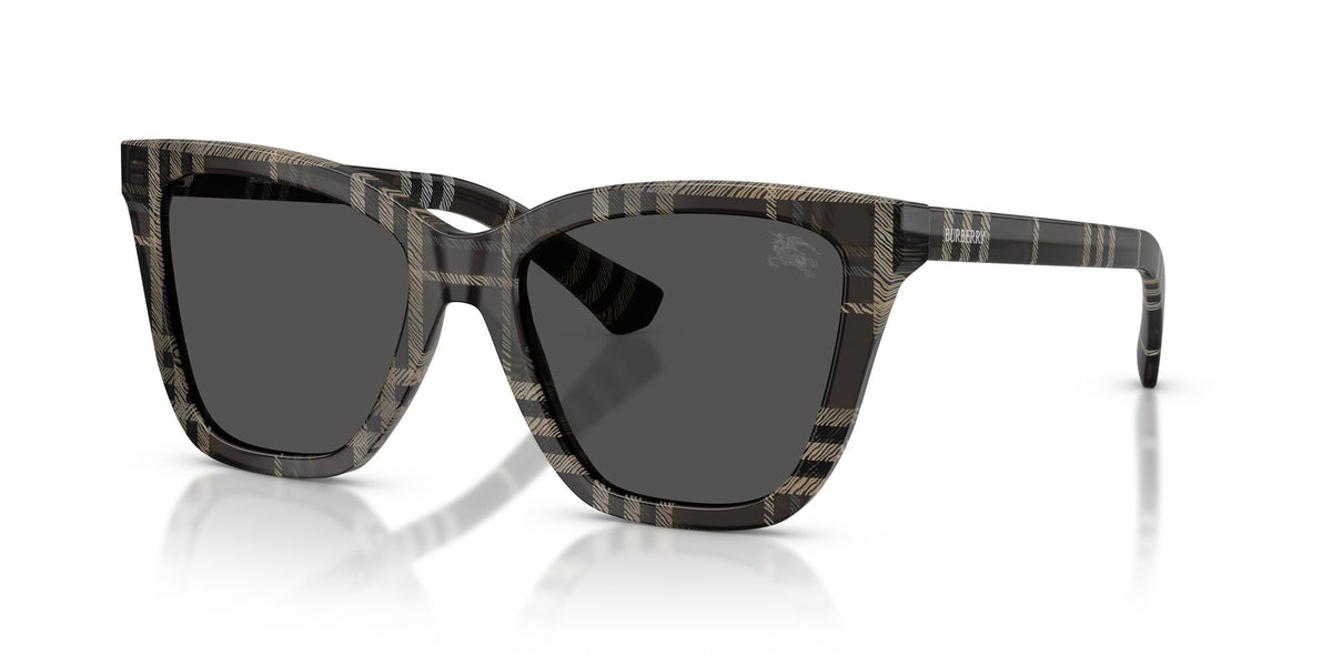 Burberry 0BE4470F 419987 54 Grey Check/ Dark Grey