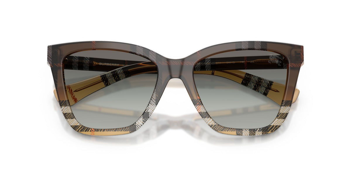 Burberry 0BE4470F 420211 54 Check Sand/ Grey Gradient