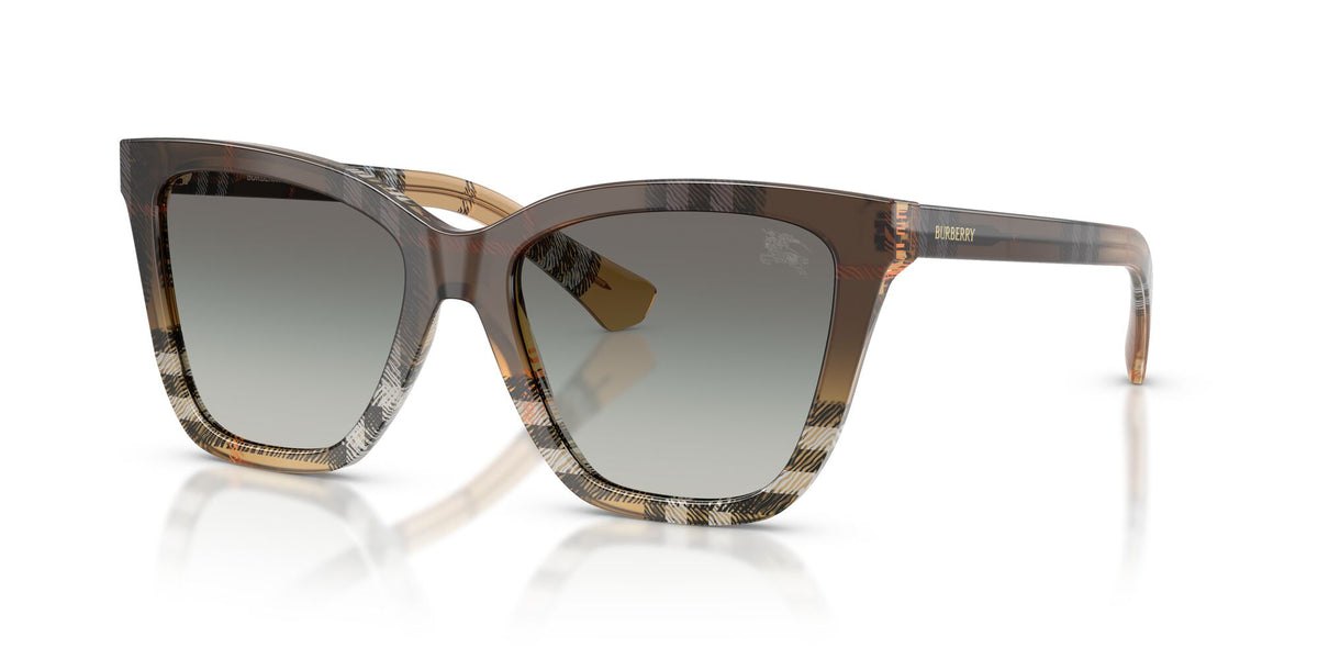 Burberry 0BE4470F 420211 54 Check Sand/ Grey Gradient