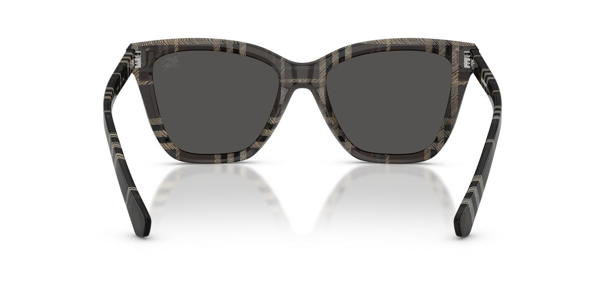 Burberry 0BE4470 419987 54 Grey Check/ Dark Grey