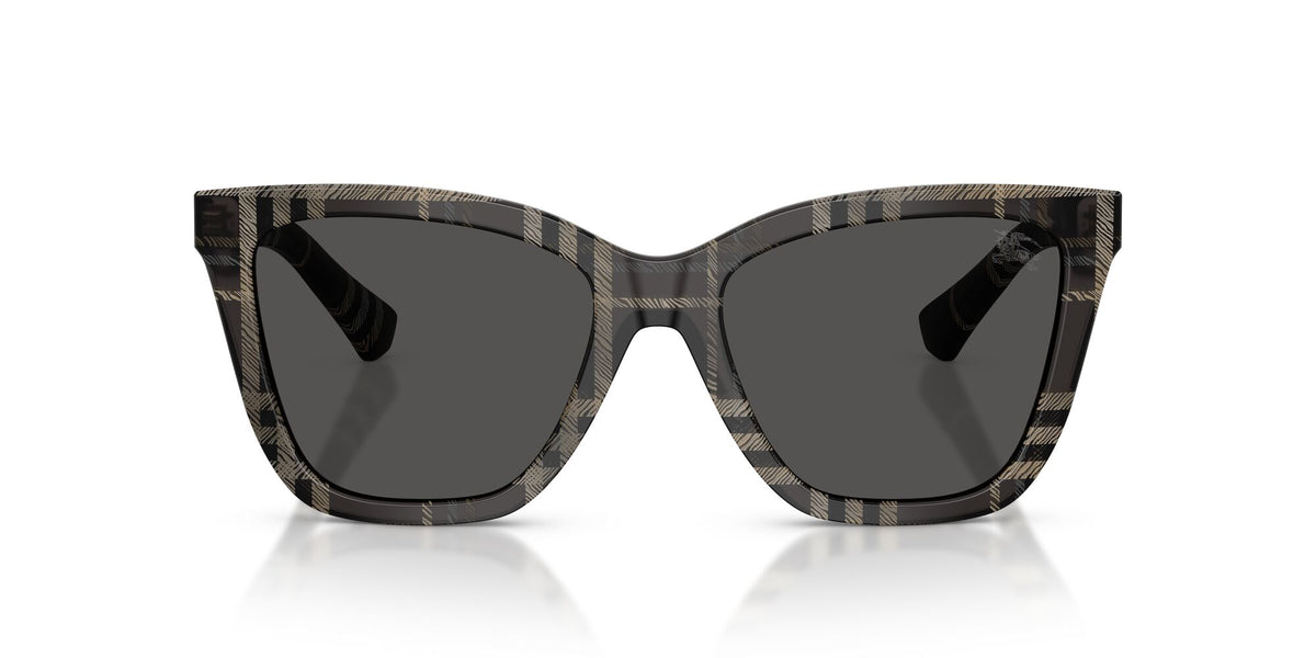 Burberry 0BE4470 419987 54 Grey Check/ Dark Grey