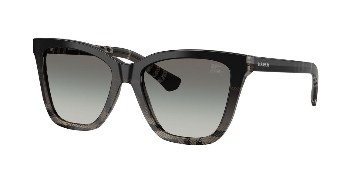 Burberry 0BE4470 420011 54 Grey Check/ Grey Gradient