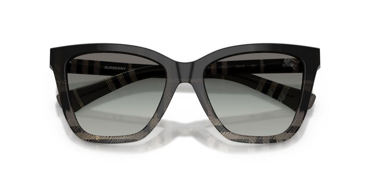 Burberry 0BE4470 420011 54 Grey Check/ Grey Gradient