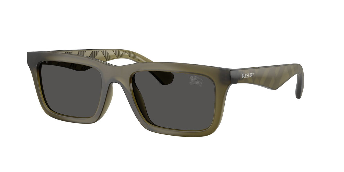 Burberry 0BE4475U 421287 53 Matte Green/ Dark Grey