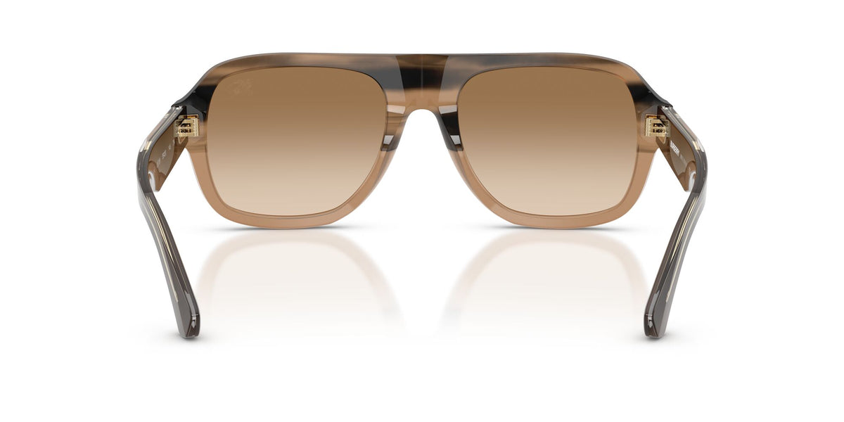 Burberry 0BE4478F 420789 55 Striped Beige/ Brown Gradient