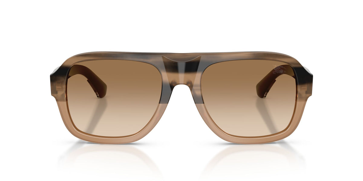 Burberry 0BE4478F 420789 55 Striped Beige/ Brown Gradient