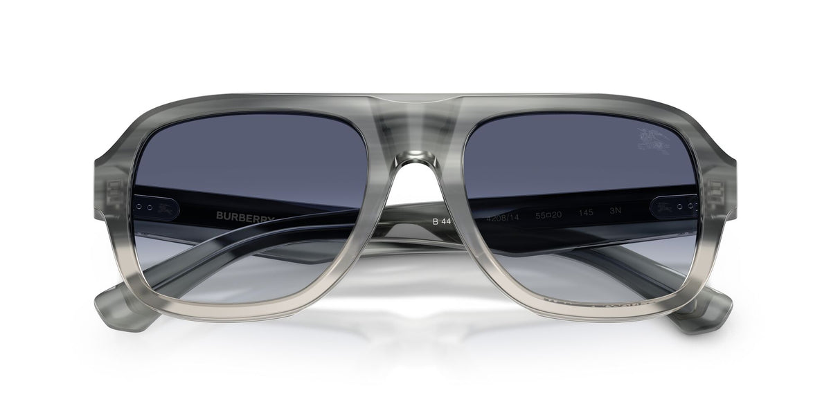 Burberry 0BE4478F 420814 55 Striato Grey Gradient/ Grigio Sfumato Blu