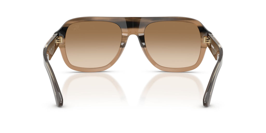 Burberry 0BE4478 420789 55 Striped Beige/ Brown Gradient