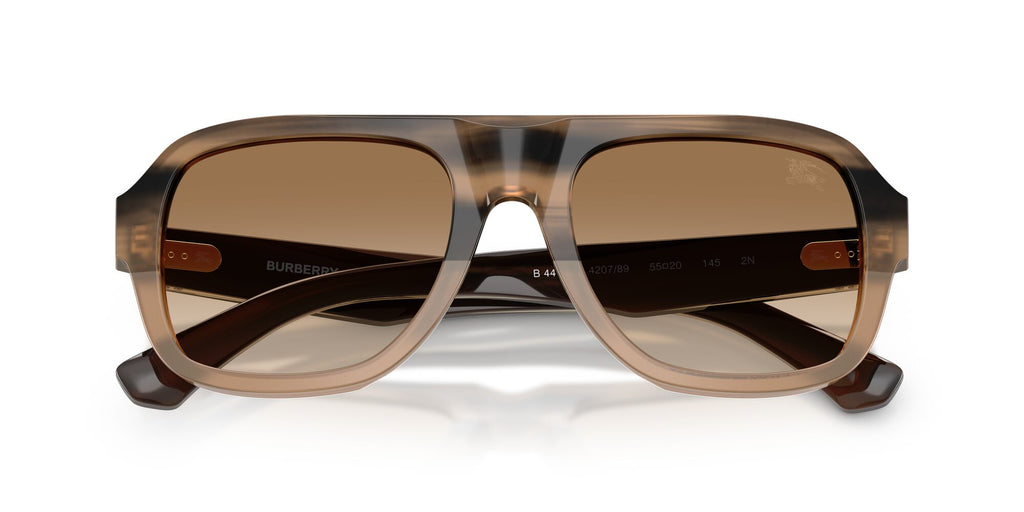 Burberry 0BE4478 420789 55 Striped Beige/ Brown Gradient