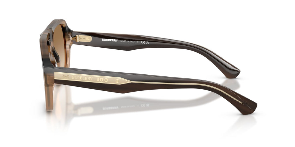 Burberry 0BE4478 420789 55 Striped Beige/ Brown Gradient