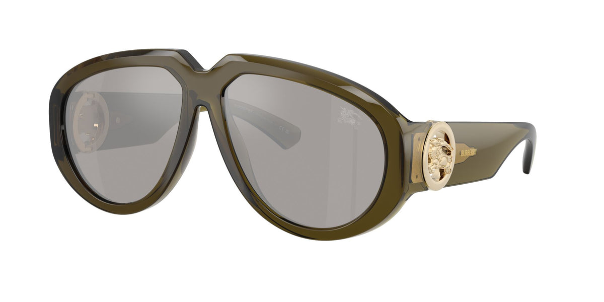 Burberry 0BE4479U 41946G 58 Green/ Light Grey Mirror Silver