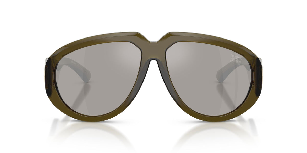 Burberry 0BE4479U 41946G 58 Green/ Light Grey Mirror Silver