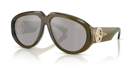 Burberry 0BE4479U 41946G 58 Green/ Light Grey Mirror Silver