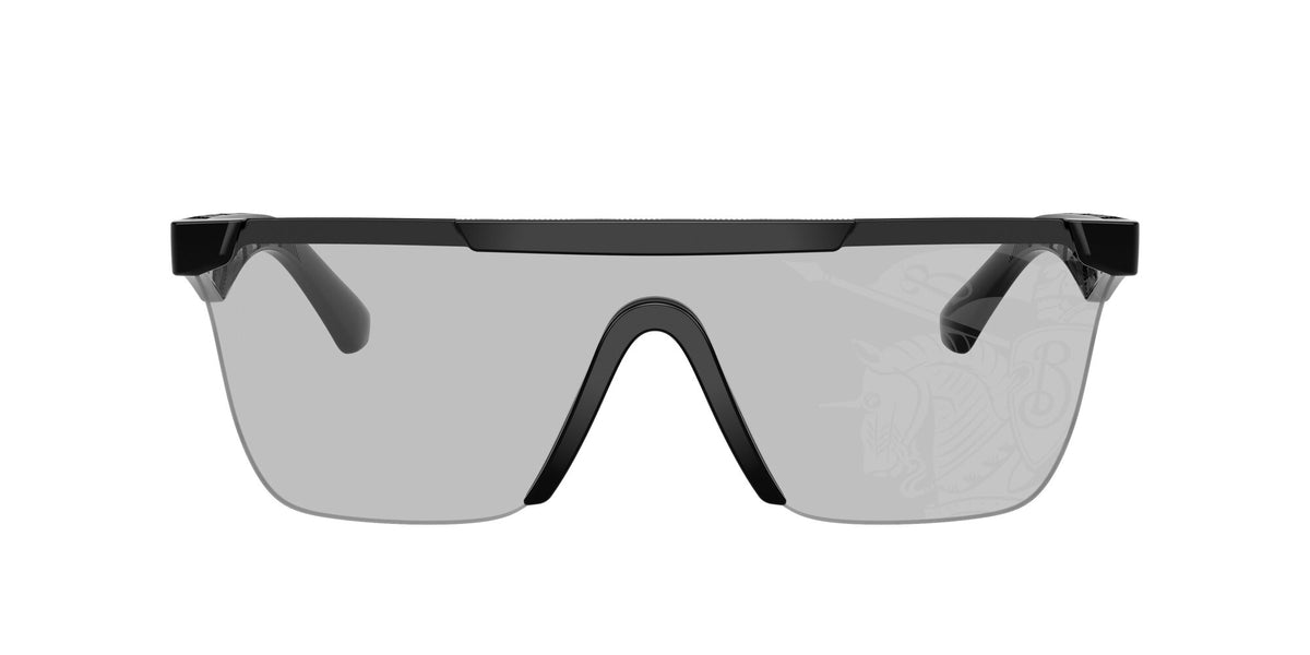 Burberry 0BE4480D 300169 41 Black/ Light Grey Tampo Silver