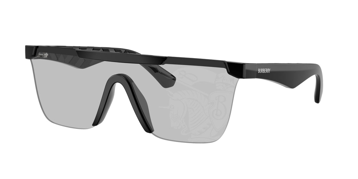Burberry 0BE4480D 300169 41 Black/ Light Grey Tampo Silver