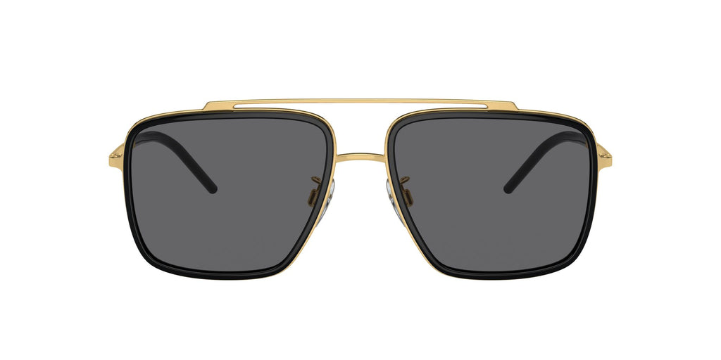 Dolce & Gabbana 0DG2220 02/81 57 Gold/Black/ Grey-Black 57 / Polycarbonate / Metal / Metal