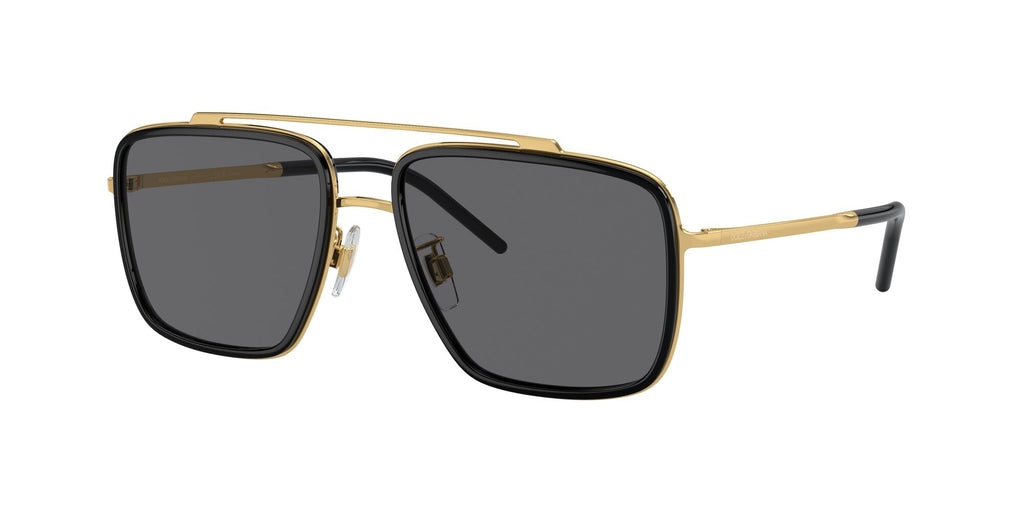 Dolce & Gabbana 0DG2220 02/81 57 Gold/Black/ Grey-Black 57 / Polycarbonate / Metal / Metal