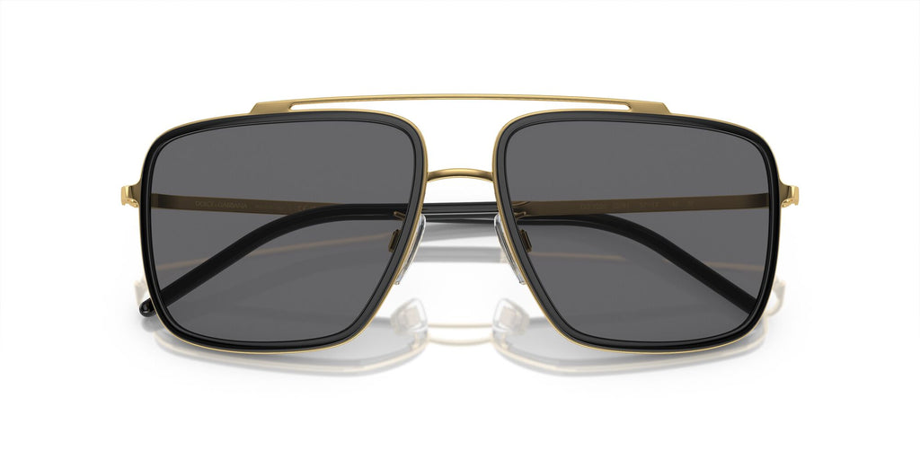 Dolce & Gabbana 0DG2220 02/81 57 Gold/Black/ Grey-Black 57 / Polycarbonate / Metal / Metal