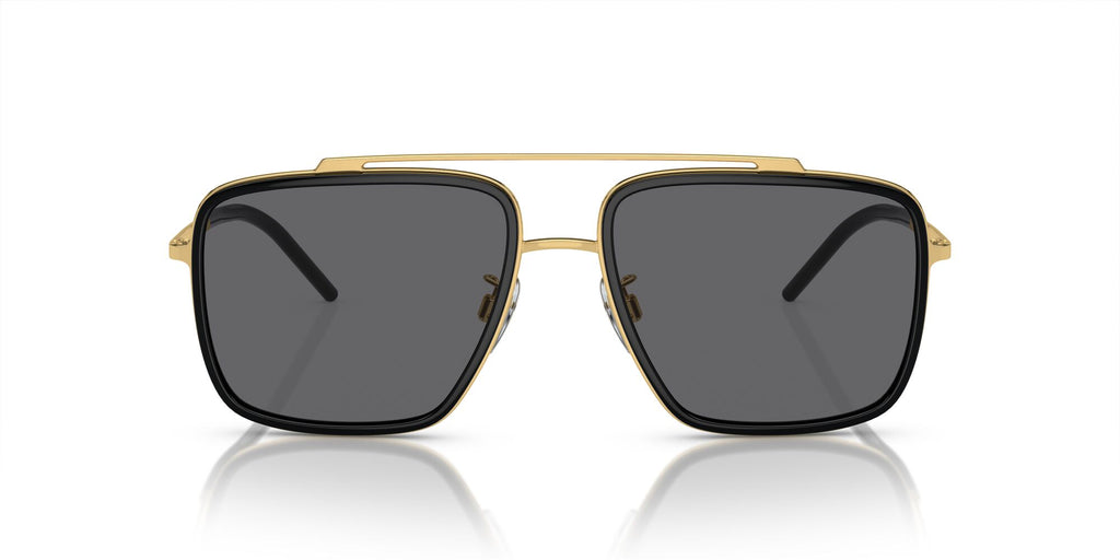 Dolce & Gabbana 0DG2220 02/81 57 Gold/Black/ Grey-Black 57 / Polycarbonate / Metal / Metal