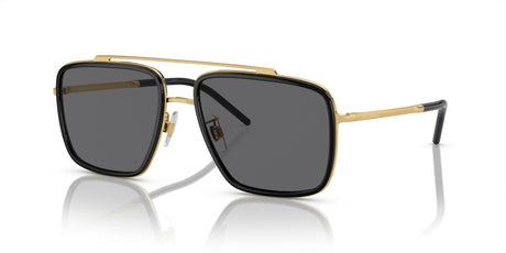 Dolce & Gabbana 0DG2220 02/81 57 Gold/Black
Grey-Black 57 
Polycarbonate 
Metal 
Metal