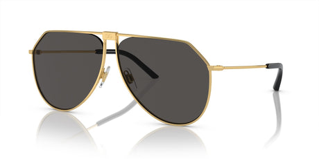 Dolce & Gabbana 0DG2248 02/87 62 Gold/ Dark Grey 62 / Polycarbonate / Metal / Metal