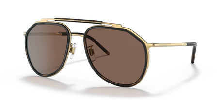 Dolce & Gabbana 0DG2277 02/73 57 Gold/Havana/ Dark Brown 57 / Polycarbonate / Metal / Metal