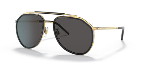 Dolce & Gabbana 0DG2277 02/87 57 Gold/Black/ Dark Grey 57 / Polycarbonate / Metal / Metal