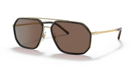 Dolce & Gabbana 0DG2285 02/73 60 Gold/Havana/ Dark Brown 60 / Polycarbonate / Metal / Metal