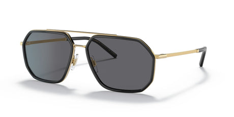 Dolce & Gabbana 0DG2285 02/81 60 Gold/Black/ Polar Grey 60 / Polycarbonate / Metal / Metal