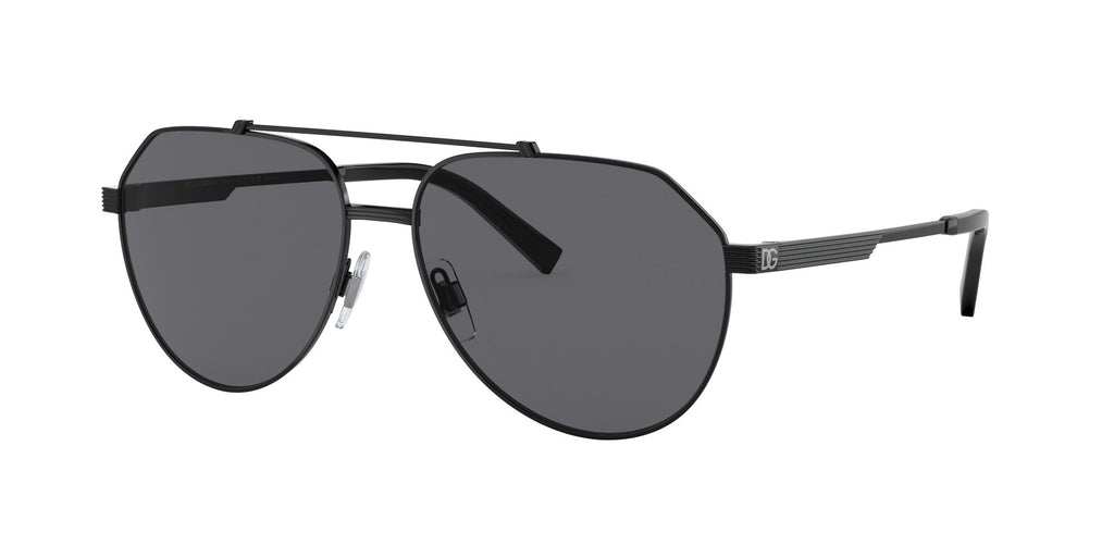 Dolce & Gabbana 0DG2288 110681 59 Matte Black/ Grey Polar 59 / Plastic