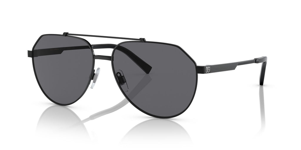 Dolce & Gabbana 0DG2288 110681 59 Matte Black/ Grey Polar 59 / Plastic