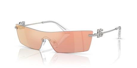 Dolce & Gabbana 0DG2292 05/6Q 37 Silver/ Brown Mirror Red/Yellow 37 / Polyamide / Metal / Metal