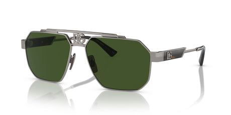 Dolce & Gabbana 0DG2294 04/71 59 Gunmetal/ Dark Green 59 / Polycarbonate / Steel / Metal