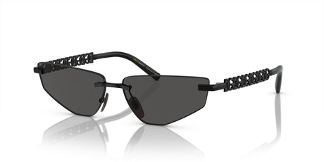 Dolce & Gabbana 0DG2301 01/87 58 Black/ Dark Grey