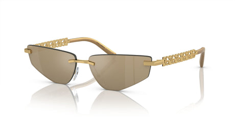Dolce & Gabbana 0DG2301 02/03 58 Gold/ Clear Mirror Real Yellow Gold 58 / Polyamide / Metal / Metal