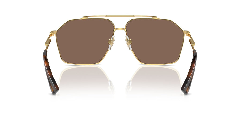 Dolce & Gabbana 0DG2303 02/73 61 Gold/ Dark Brown