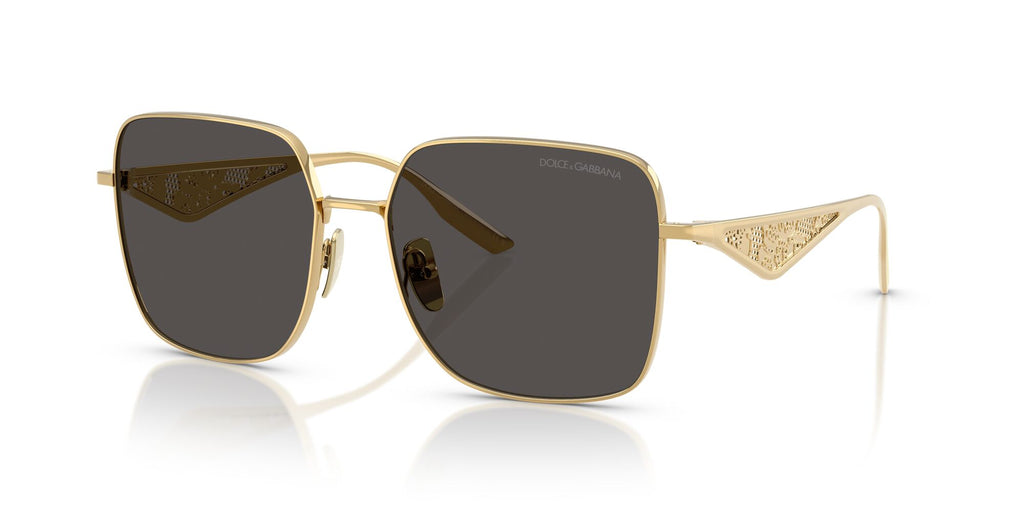 Dolce & Gabbana  0DG2310 02/87 57 Gold/ Dark Grey