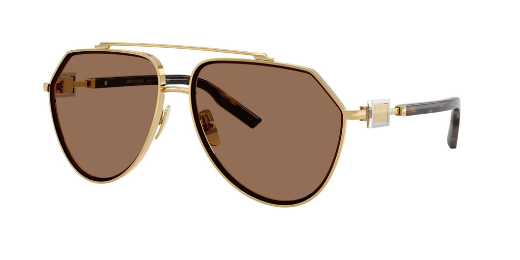 Dolce & Gabbana 0DG2315 02/73 62 Gold/ Dark Brown