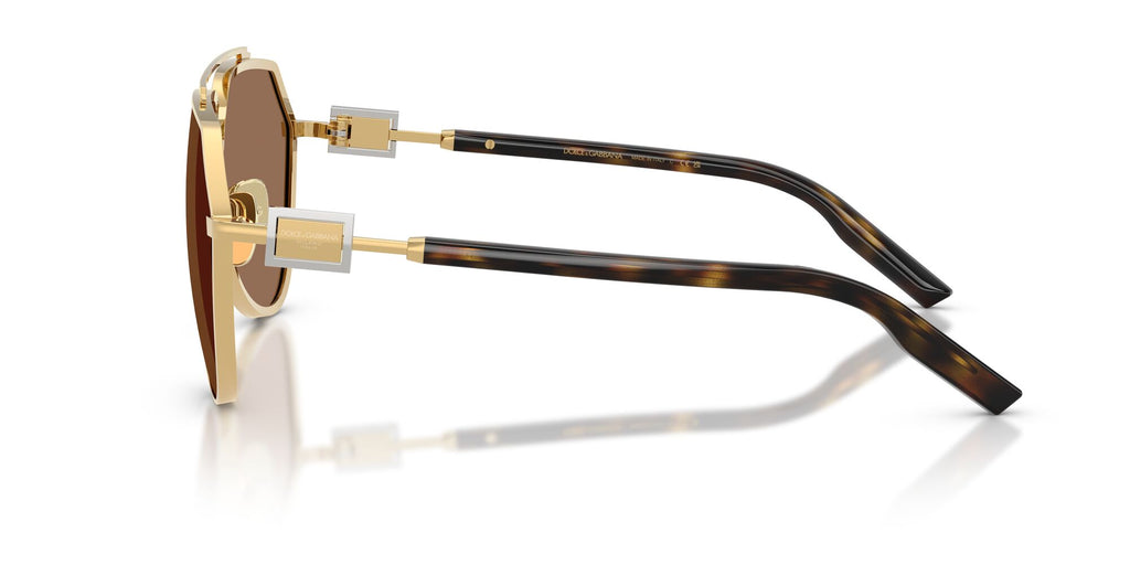 Dolce & Gabbana 0DG2315 02/73 62 Gold/ Dark Brown