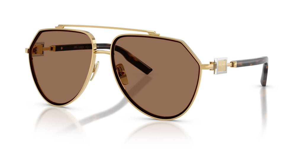 Dolce & Gabbana 0DG2315 02/73 62 Gold/ Dark Brown