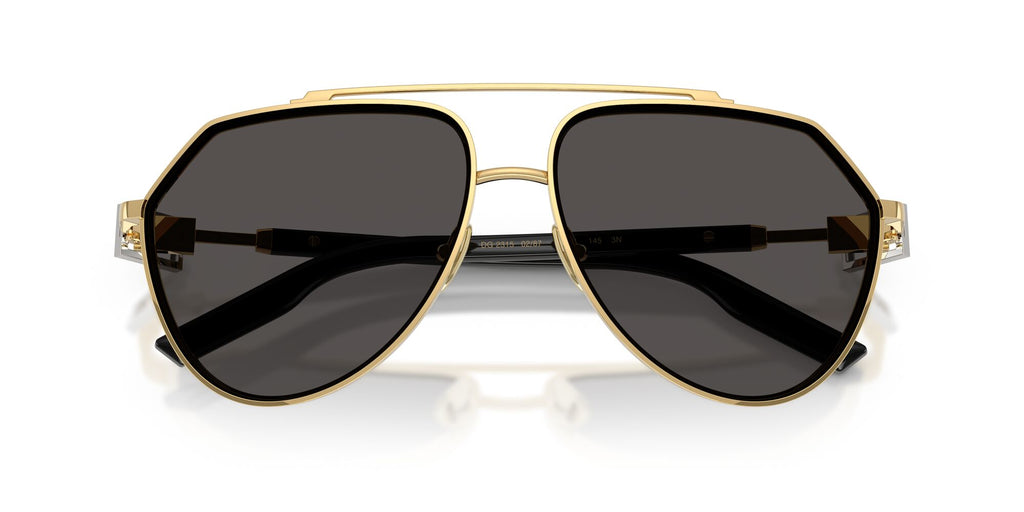 Dolce & Gabbana 0DG2315 02/87 62 Gold/ Dark Grey