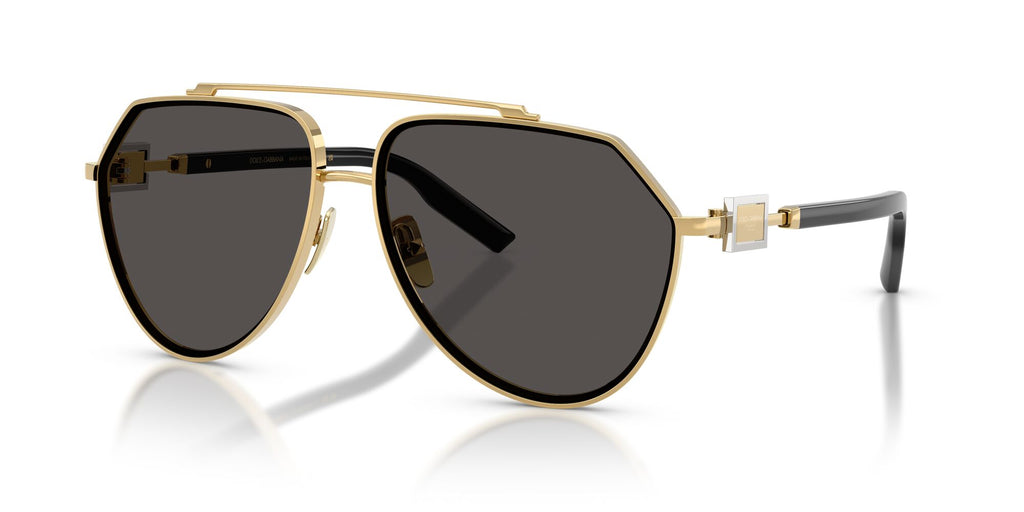 Dolce & Gabbana 0DG2315 02/87 62 Gold/ Dark Grey
