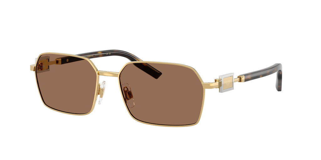 Dolce & Gabbana 0DG2316 02/73 56 Gold/ Dark Brown