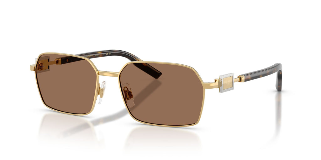 Dolce & Gabbana 0DG2316 02/73 56 Gold/ Dark Brown