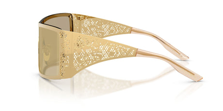 Dolce & Gabbana 0DG2317 02/7I 38 Gold/ Light Brown Mirror Gold